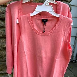 Talbots Tank and Sweater/Cardigan Set